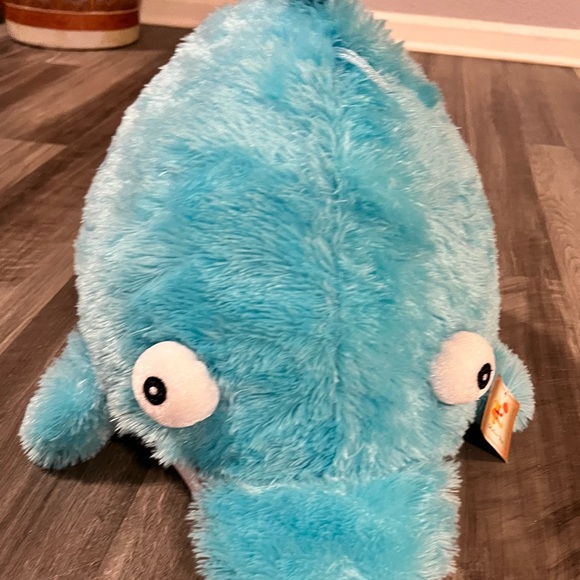 Shalom Toy Collection 36” White & Blue Plush DOLPHIN - Stuffed Animal Toy NEW - Picture 9 of 10